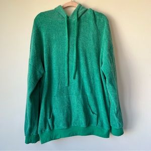 Soft Serve Cloud Cotton Hoodie Green Size 2XL